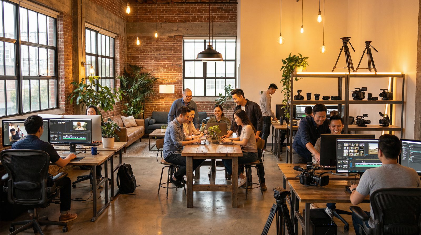 海角光影社区影视传媒公司办公室