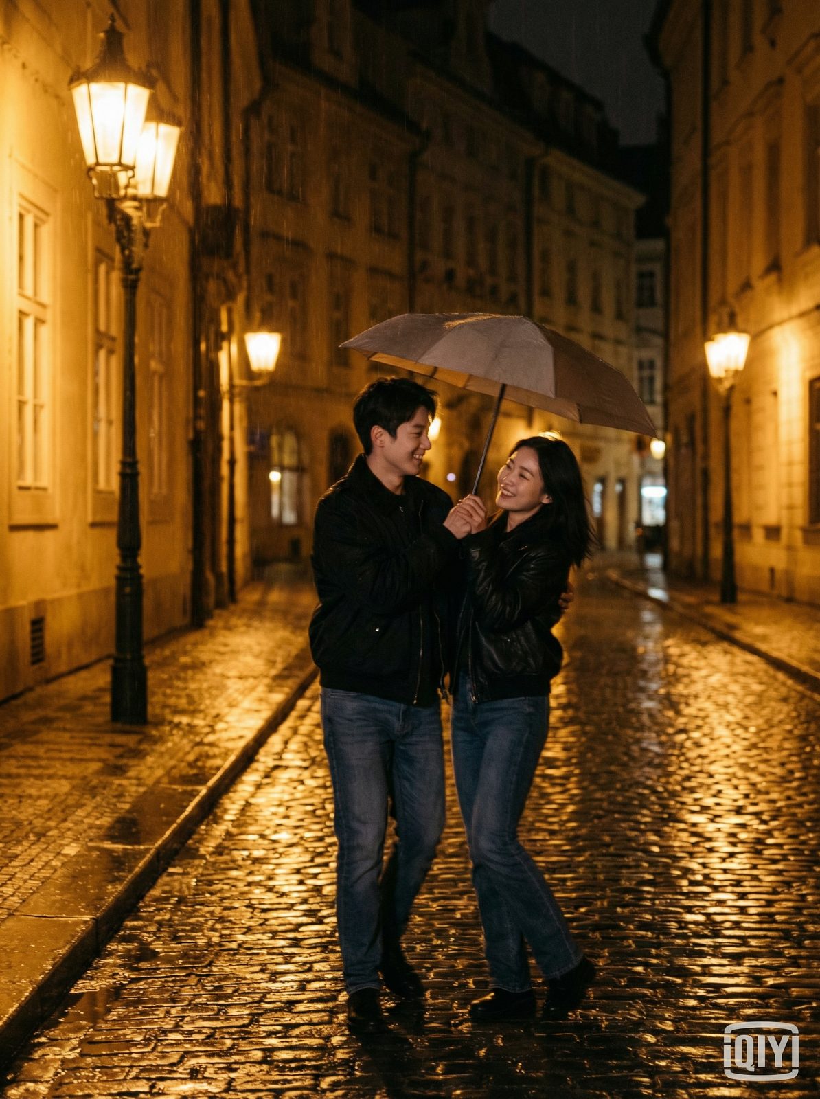 海角街拍短视频-雨夜街头